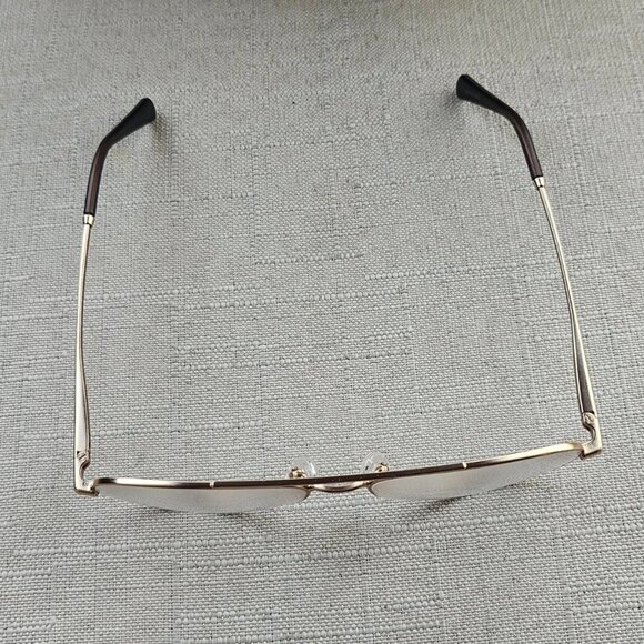 Look Optic Men Eyeglasses Frame Gold Tone COOPER LR85P +2.5 56[]16 140 - Picture 13 of 13